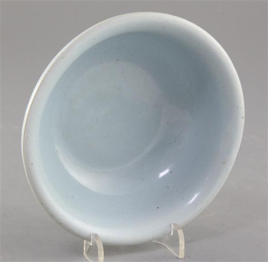 A Chinese Ru-type glazed small bowl, Qing dynasty or earlier, 15cm